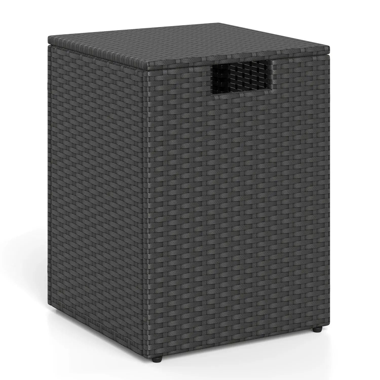 Rattan Propane Tank Cover Patio Hideaway Tank Side Table by DirectDeals