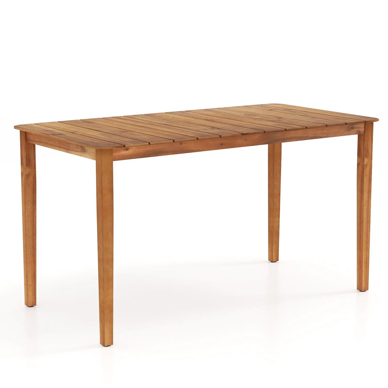 Rectangular Outdoor Dining Table Acacia Wood for 4-6 People by DirectDeals