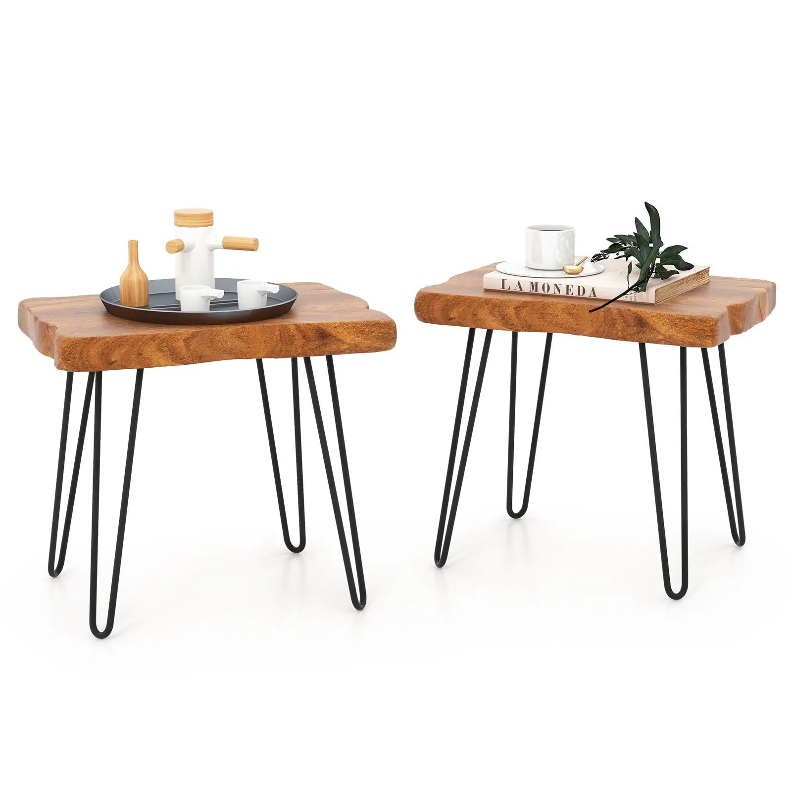 Rectangular Reclaimed Recycled Indonesia Teak Wood End Table by DirectDeals