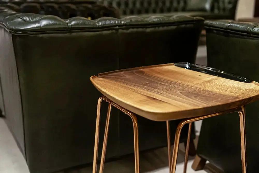 Rectangular Resin Side Table | Ivory Side Table by Gizz