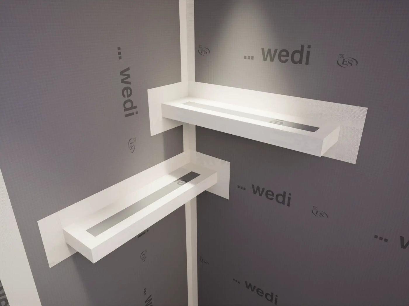 The Original™ Shower Shelf by The Original Granite Bracket