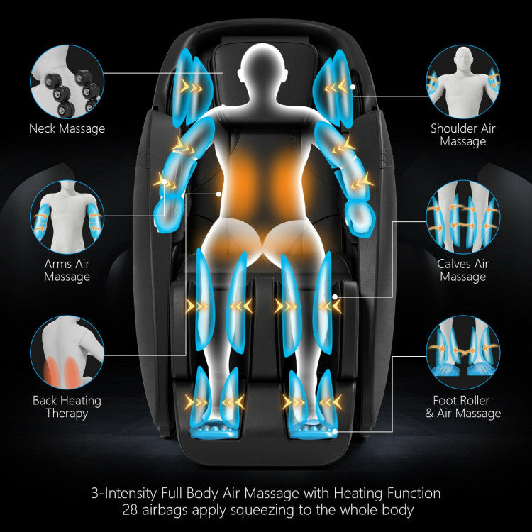 Relaxation 09 - Electric Zero Gravity Heated Massage Chair with SL Track, photo 11 of 14