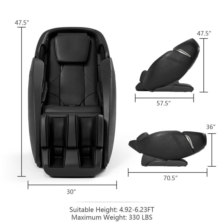 Relaxation 09 - Electric Zero Gravity Heated Massage Chair with SL Track, photo 14 of 14