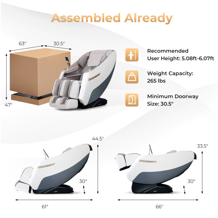 Relaxation 29-Full Body Massage Chair with Waist Heating & Airbag Massage, photo 14 of 19