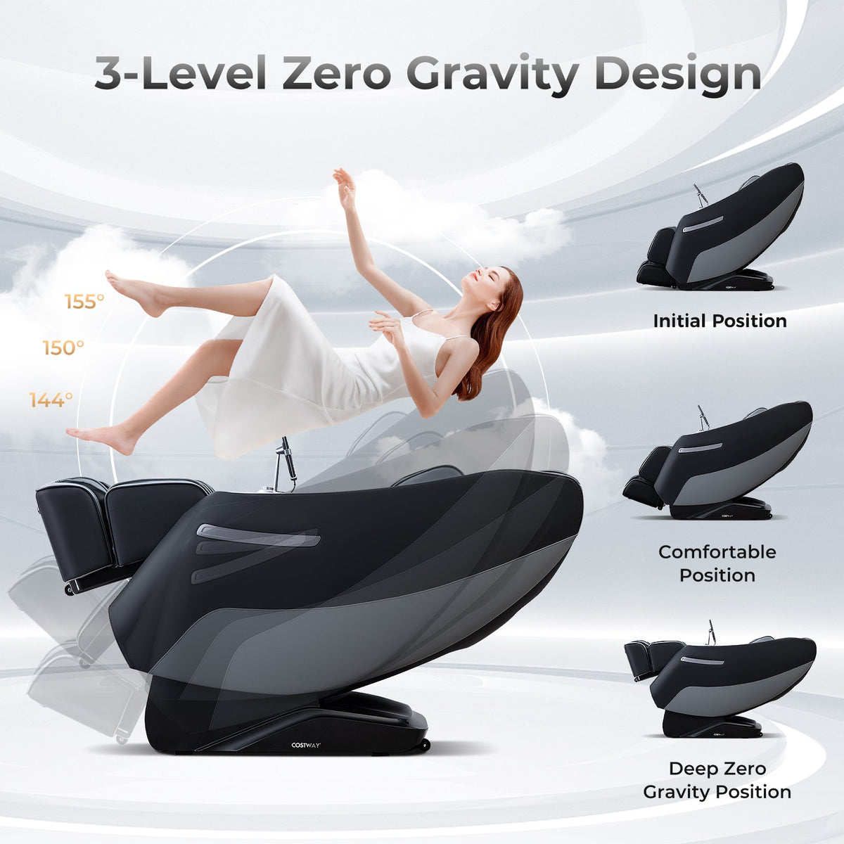 Relaxation 29-Full Body Massage Chair with Waist Heating & Airbag Massage, photo 8 of 19