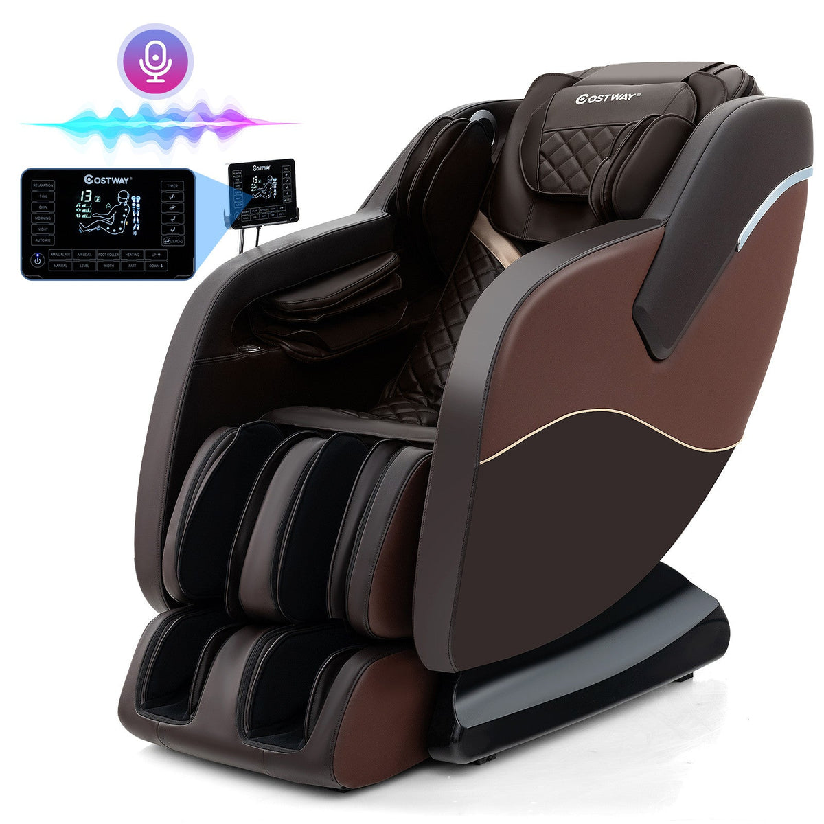 Relaxation 38 - Full Body Massage Chair with Airbags and Heater, photo 3 of 25