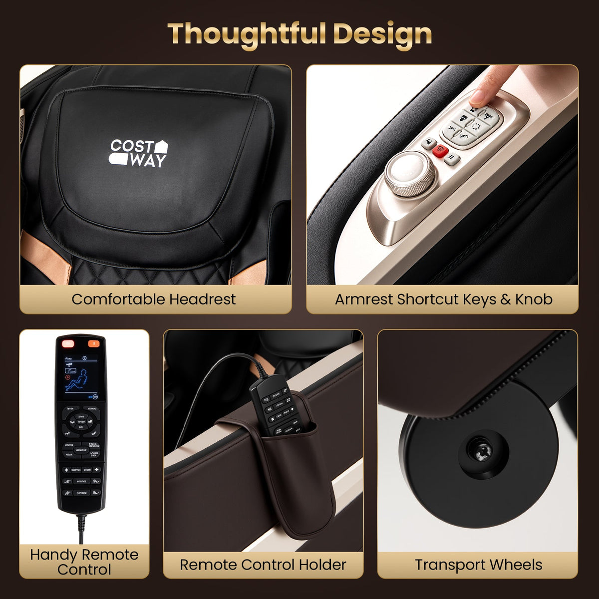 Relaxation 44 - Fully Body Massage Chair with Airbags and Waist Heater, photo 4 of 10