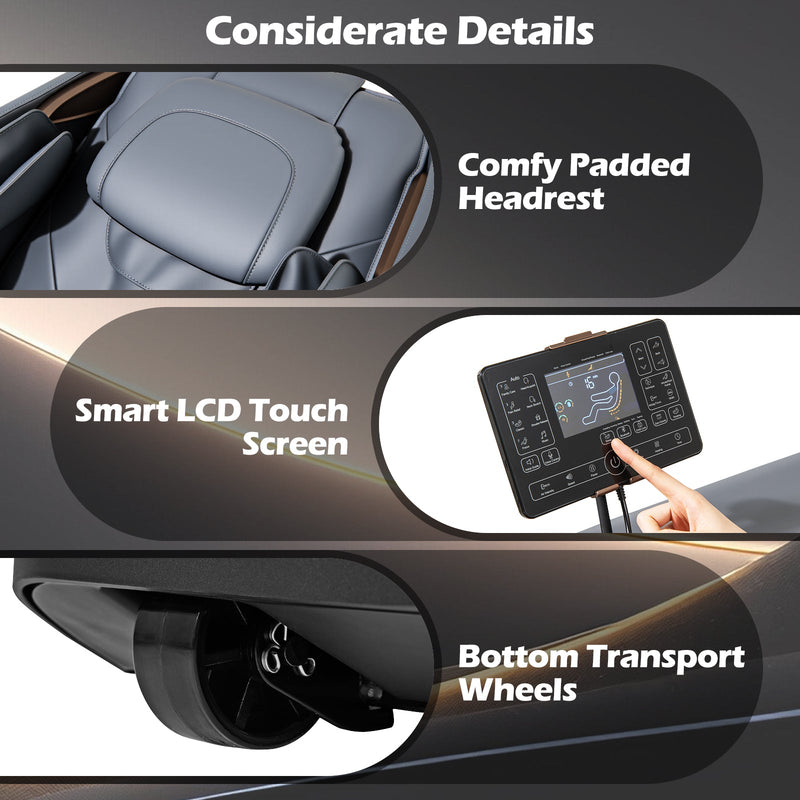 Relaxation 48 - Full Body Zero Gravity Massage Chair SL Track Recliner with Touch Screen, photo 5 of 10