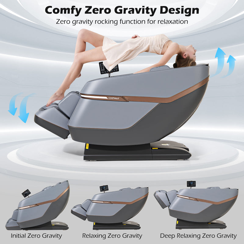 Relaxation 48 - Full Body Zero Gravity Massage Chair SL Track Recliner with Touch Screen, photo 8 of 10