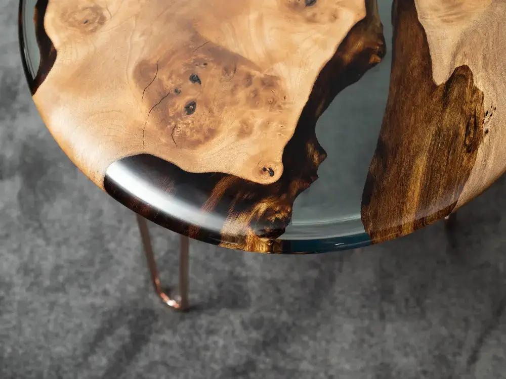 Round Side - End - Accent Table with rounded edge | Osso Collection by Gizz
