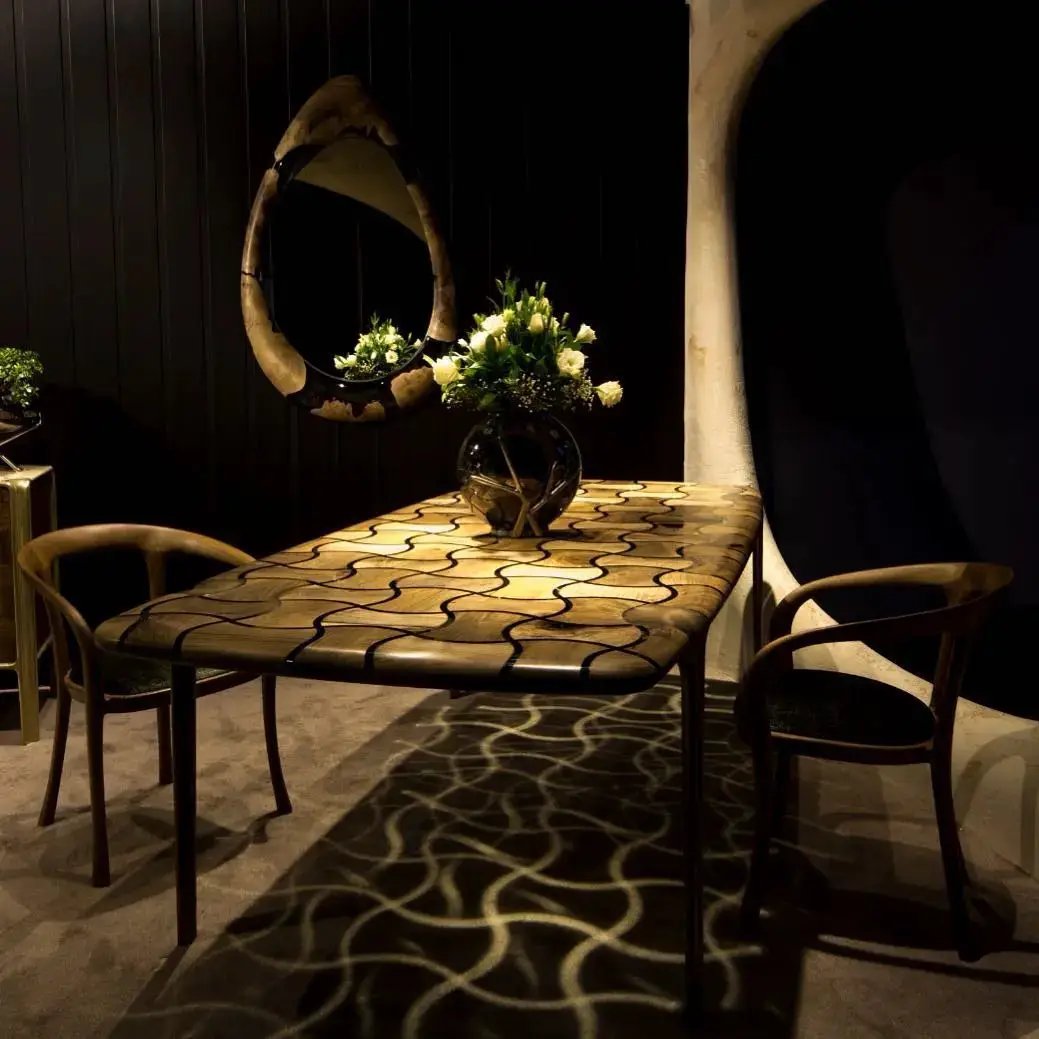 Patch Epoxy Resin Dining Table by Gizz