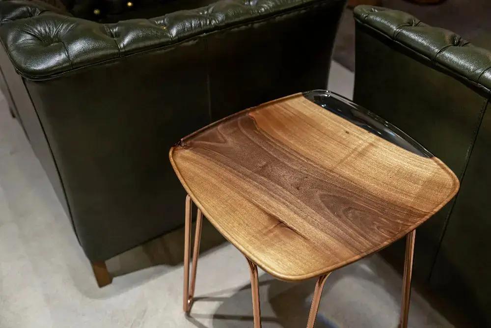 Rectangular Resin Side Table | Ivory Side Table by Gizz