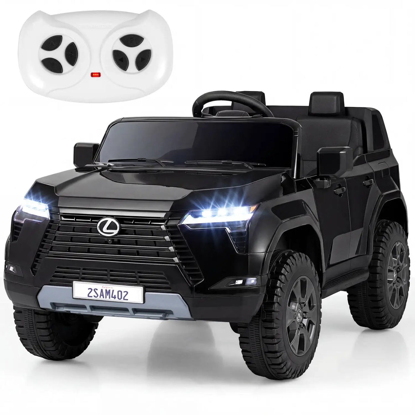 Ride on Car 24V 4WD Licensed LEXUS GX550 Electric Vehicle with Remote for Boys Girls Aged 3+ by DirectDeals