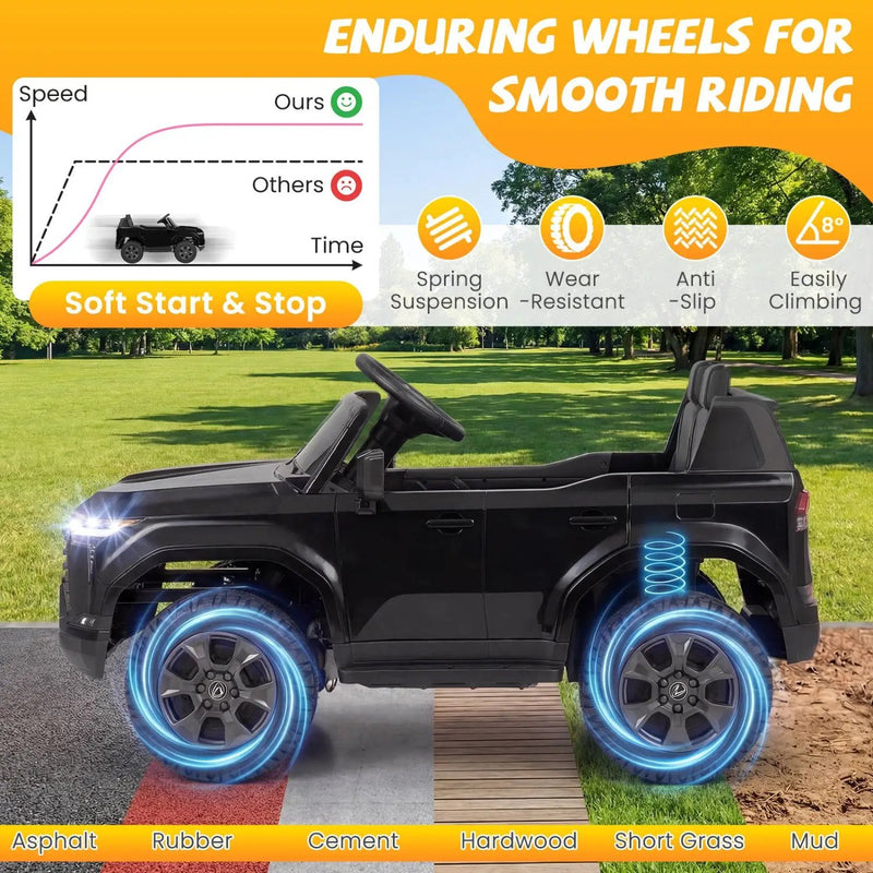 Ride on Car 24V 4WD Licensed LEXUS GX550 Electric Vehicle with Remote for Boys Girls Aged 3+ by DirectDeals