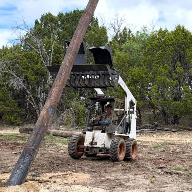 Greatbear 72" Rock Grapple Bucket by Chery Industrial