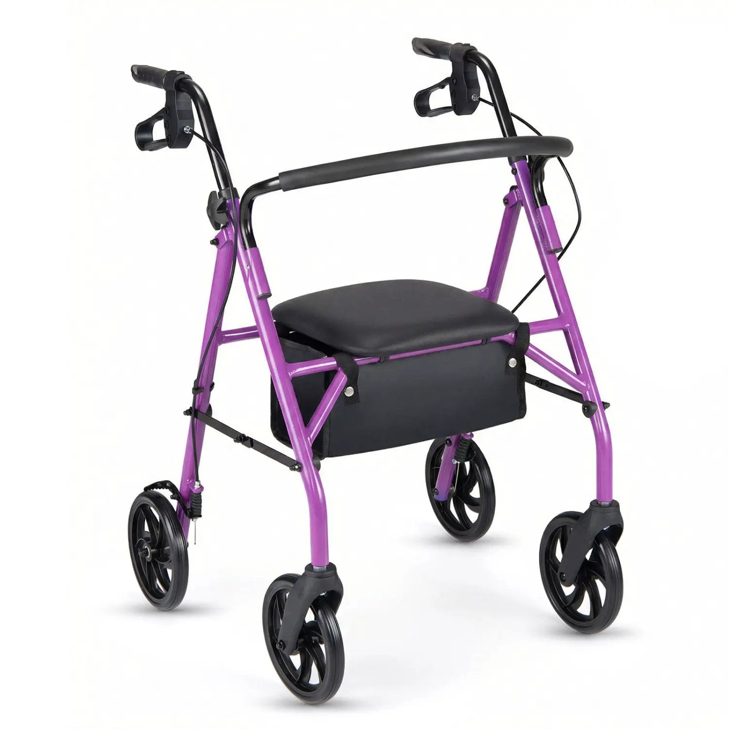 Rollator Walker with Seat and Height Adjustable Handles by DirectDeals