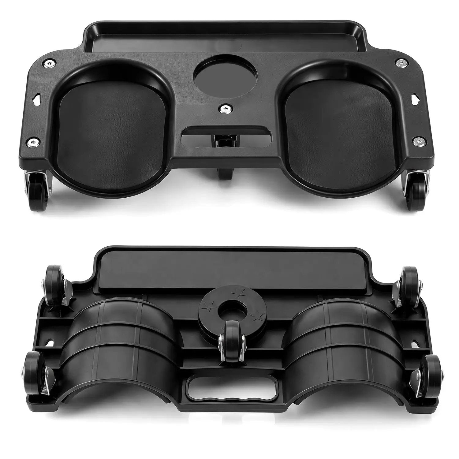 Rolling Knee Creeper with 360° Swivel Casters & Tool Trays by DirectDeals