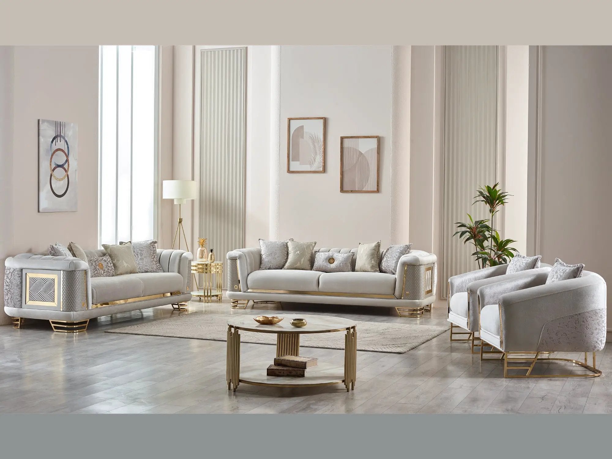 Romans Living Room Set by Ornate Furniture