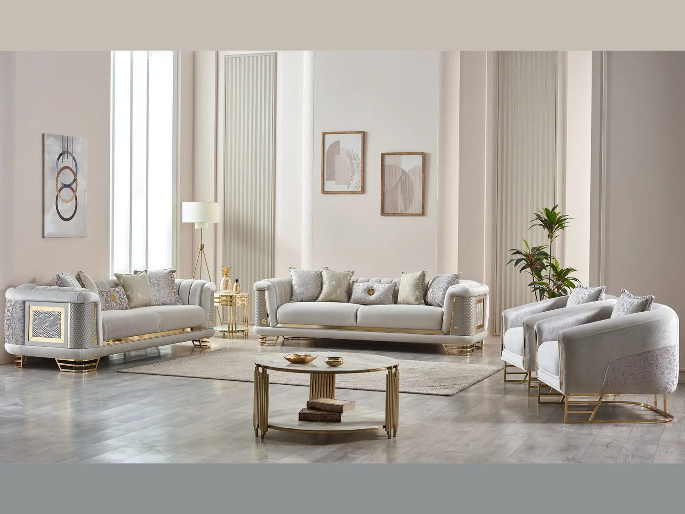 Romans Living Room Set by Ornate Furniture