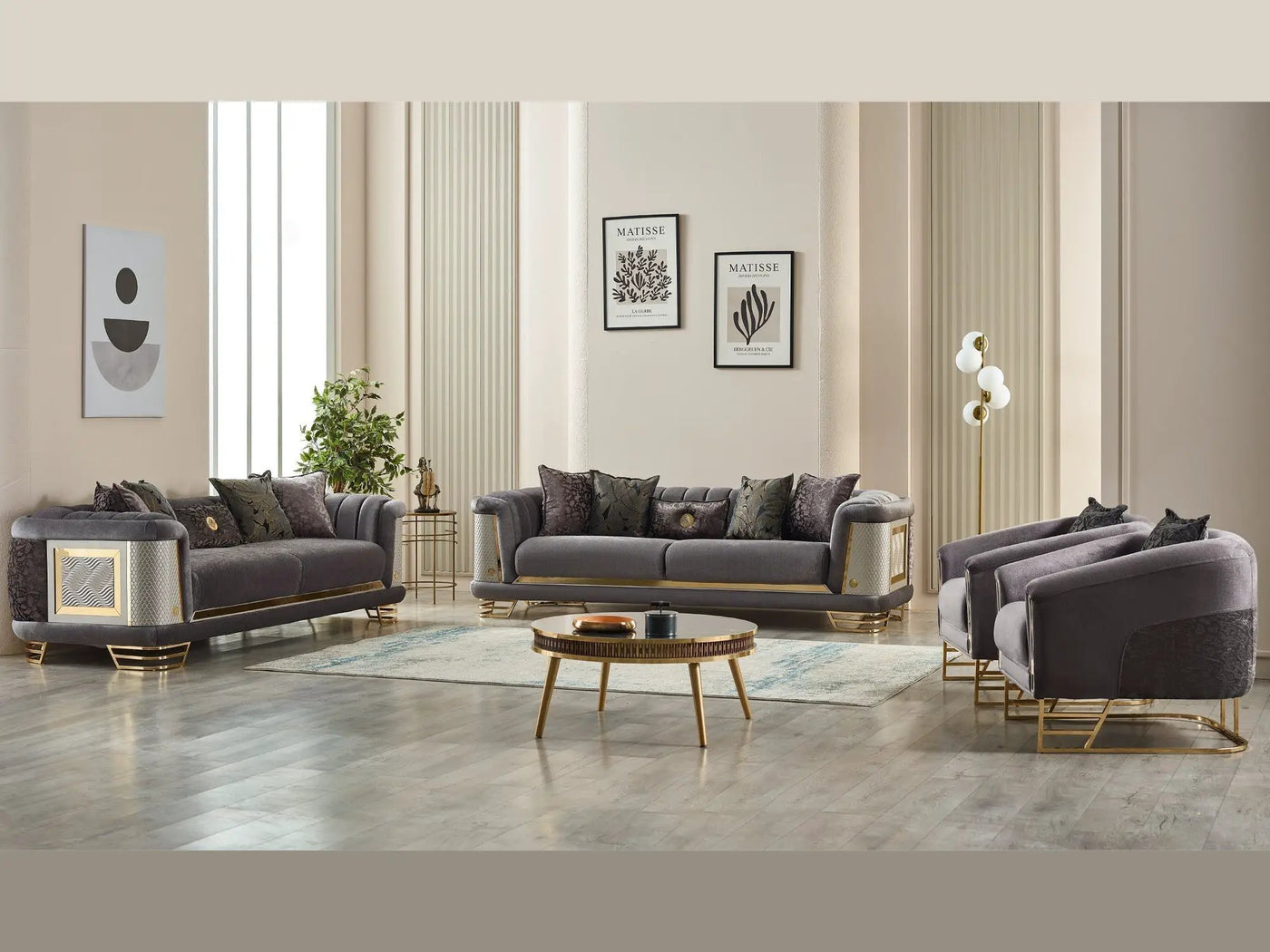 Romans Living Room Set by Ornate Furniture