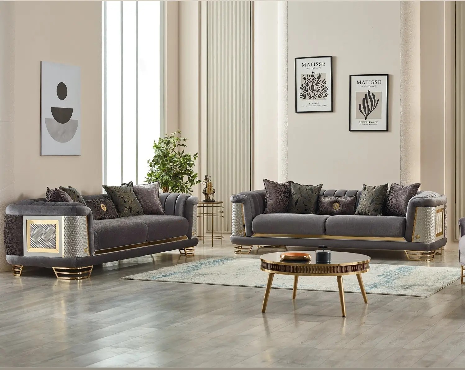 Romans Living Room Set by Ornate Furniture