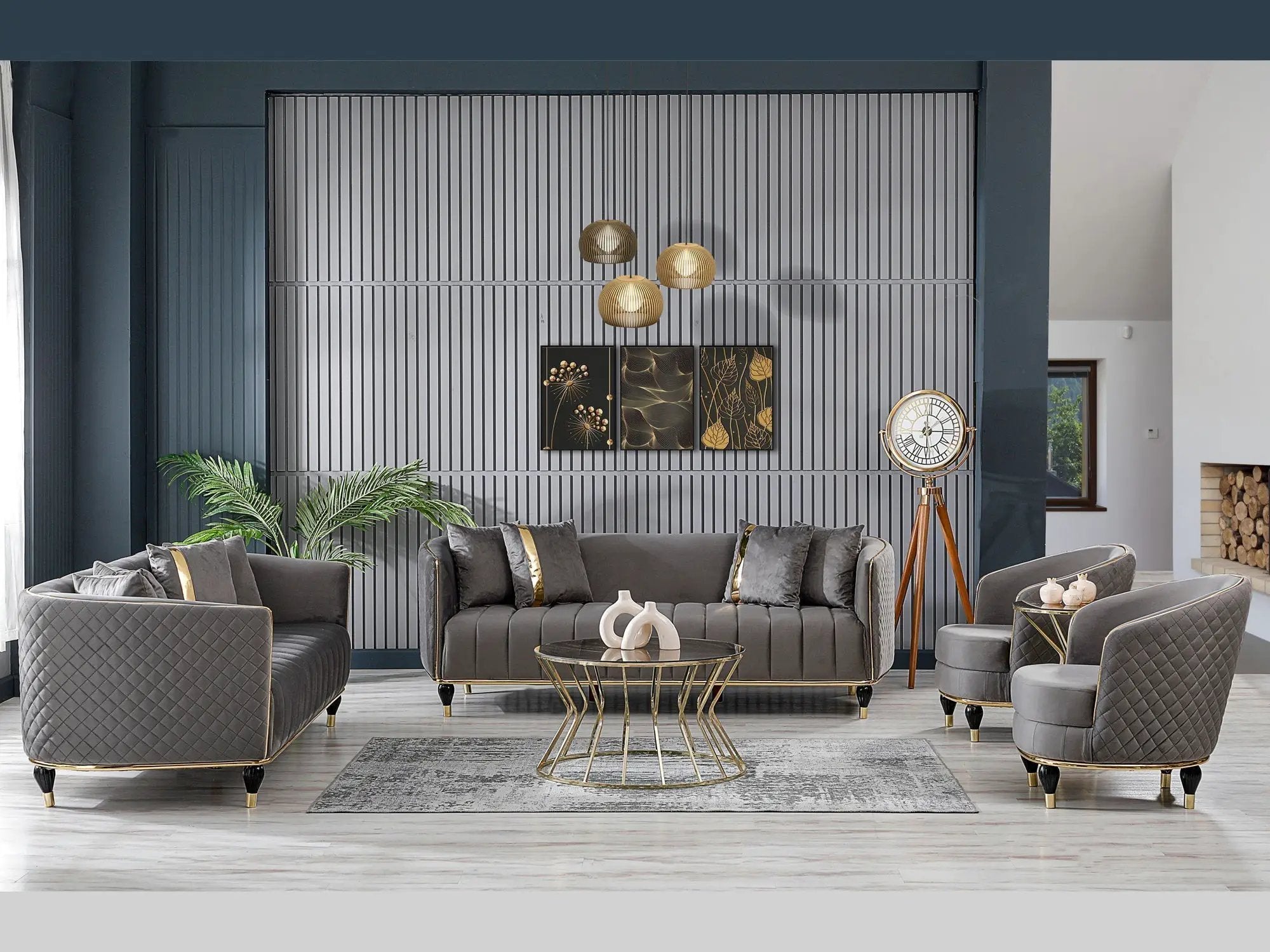 Romans Loveseat by Ornate Furniture