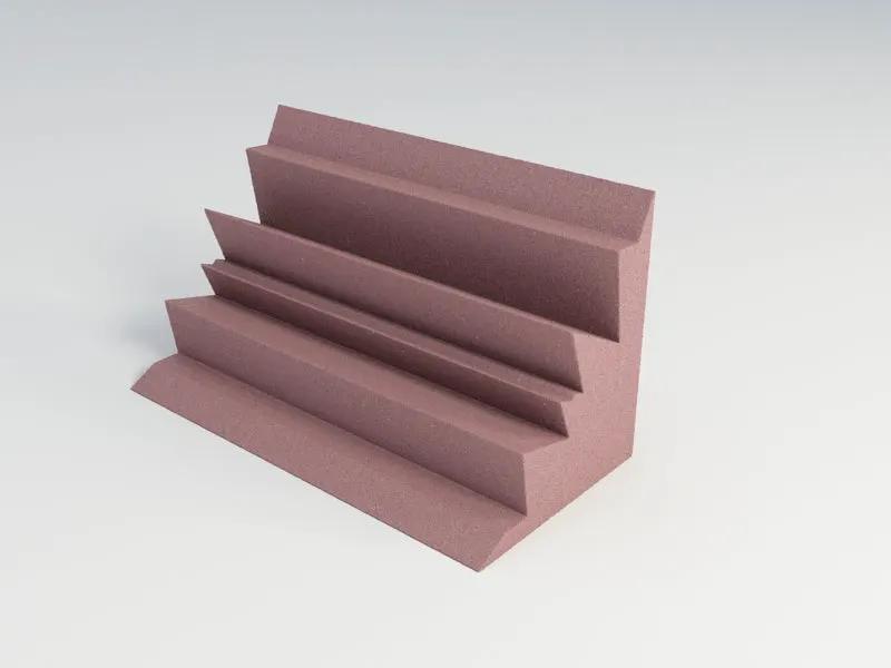 Acoustic Foam Corner Bass Traps, 12 x 12 x 24 Inch, NRC 1.20, 13 Colors by SoundAssured