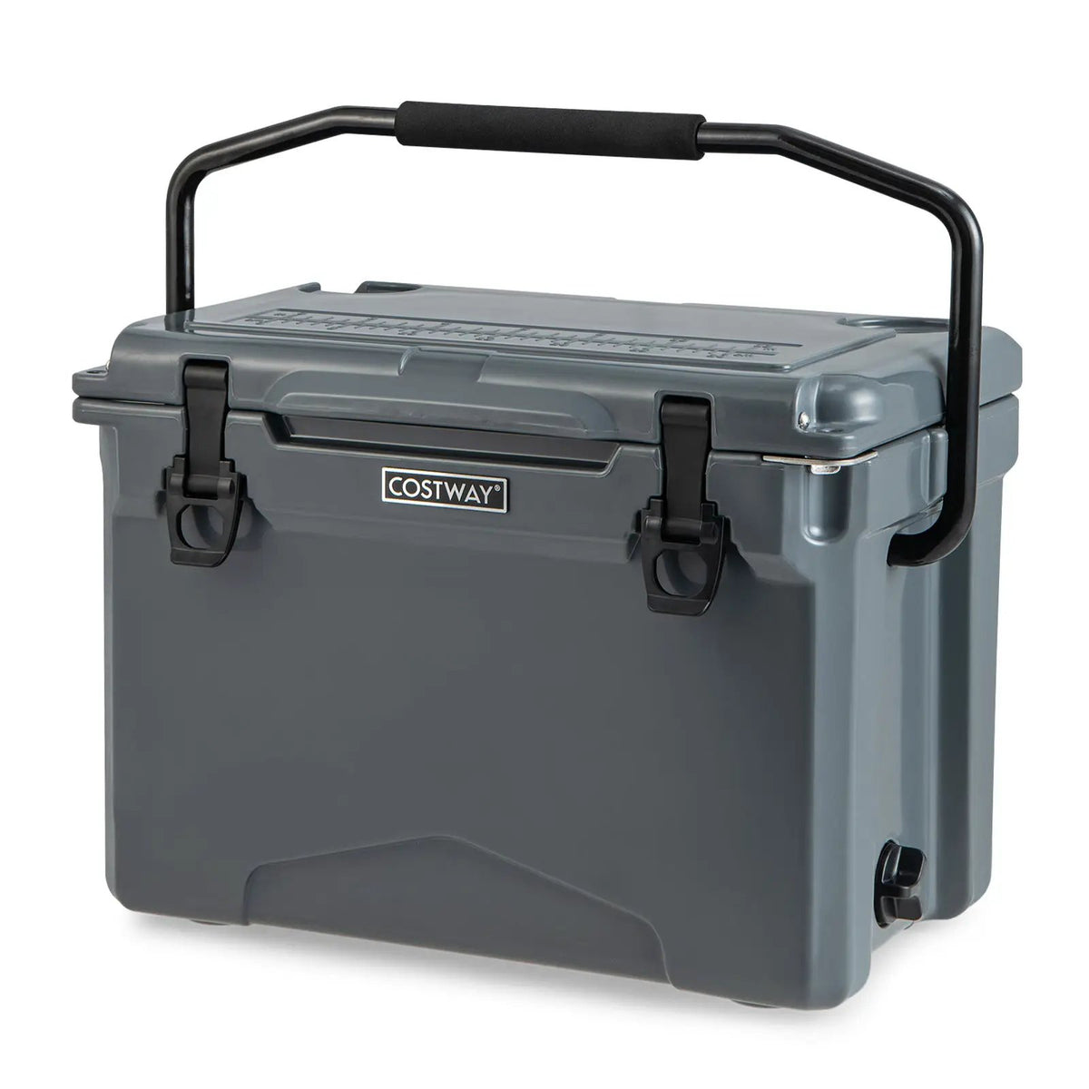 25 QT Hard Cooler with Aluminum Handle and Integrated Cup Holders by DirectDeals