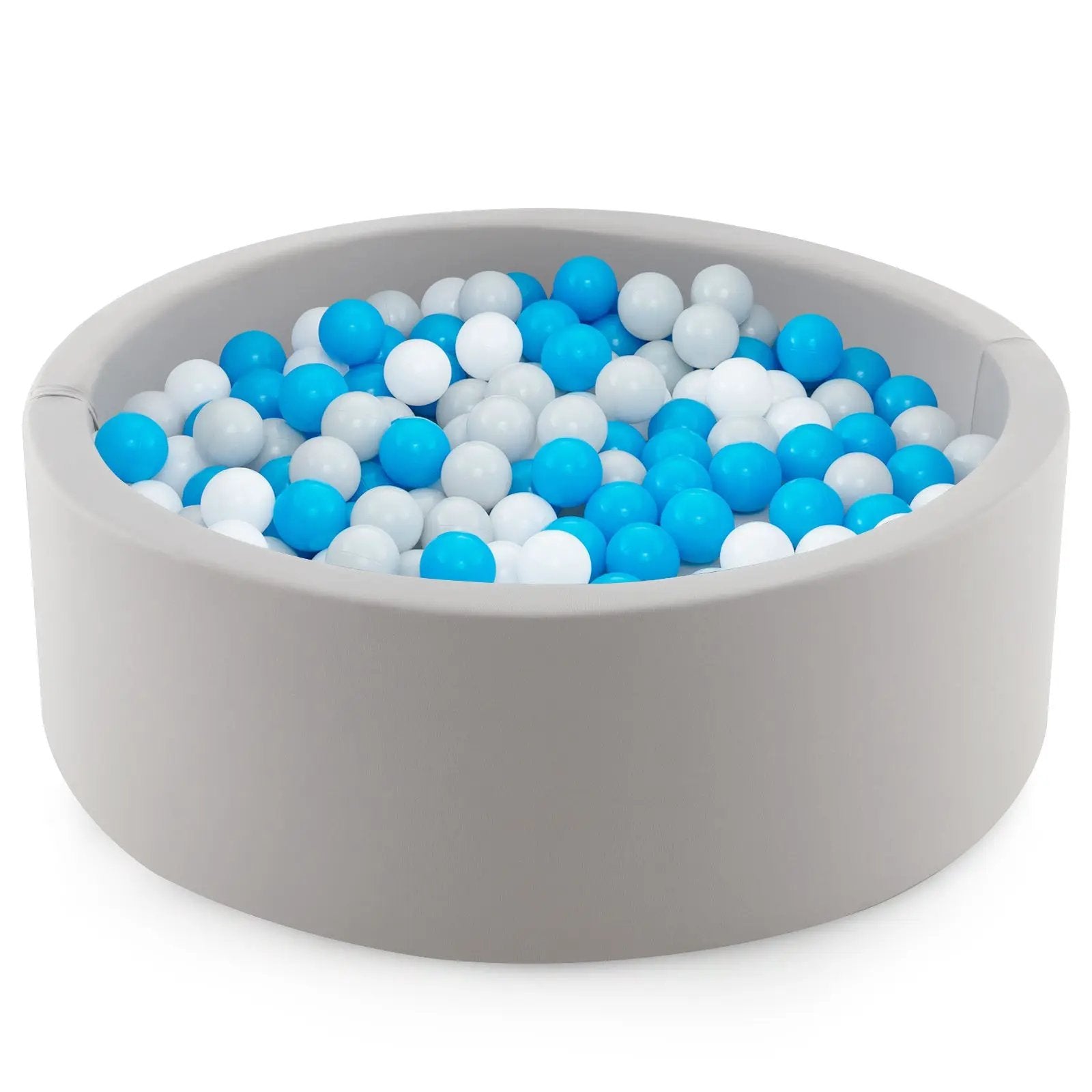 Kiddie Baby Playpen with 200 Ocean Balls and Storage Bag-Gray by DirectDeals