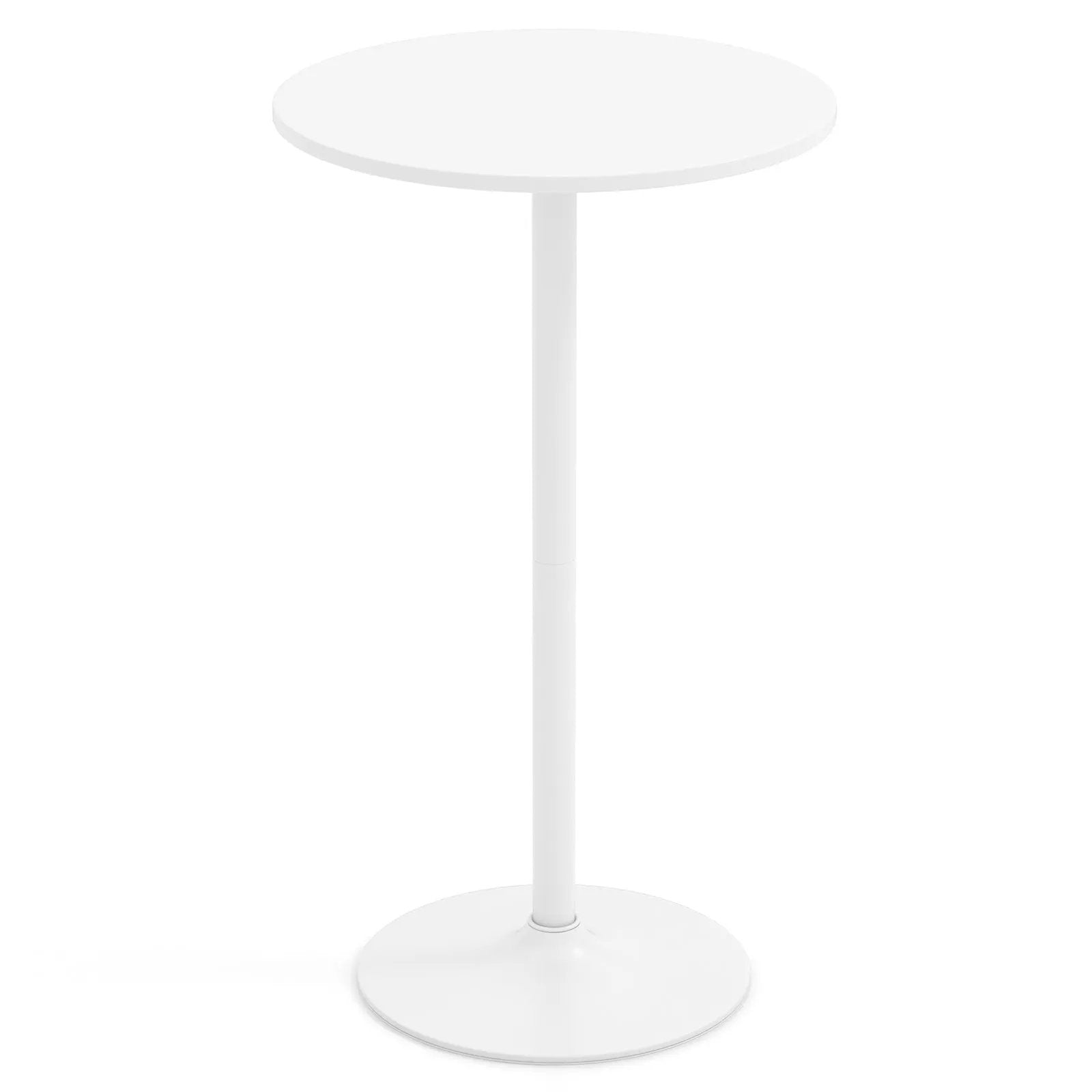 Round Bistro Table 40 Inch Bar Height Tall Coffee Cocktail Table by DirectDeals
