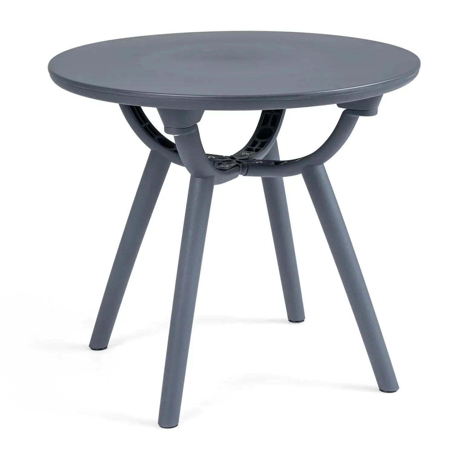 Round Patio Storage Side Table for Poolside and Balcony by DirectDeals