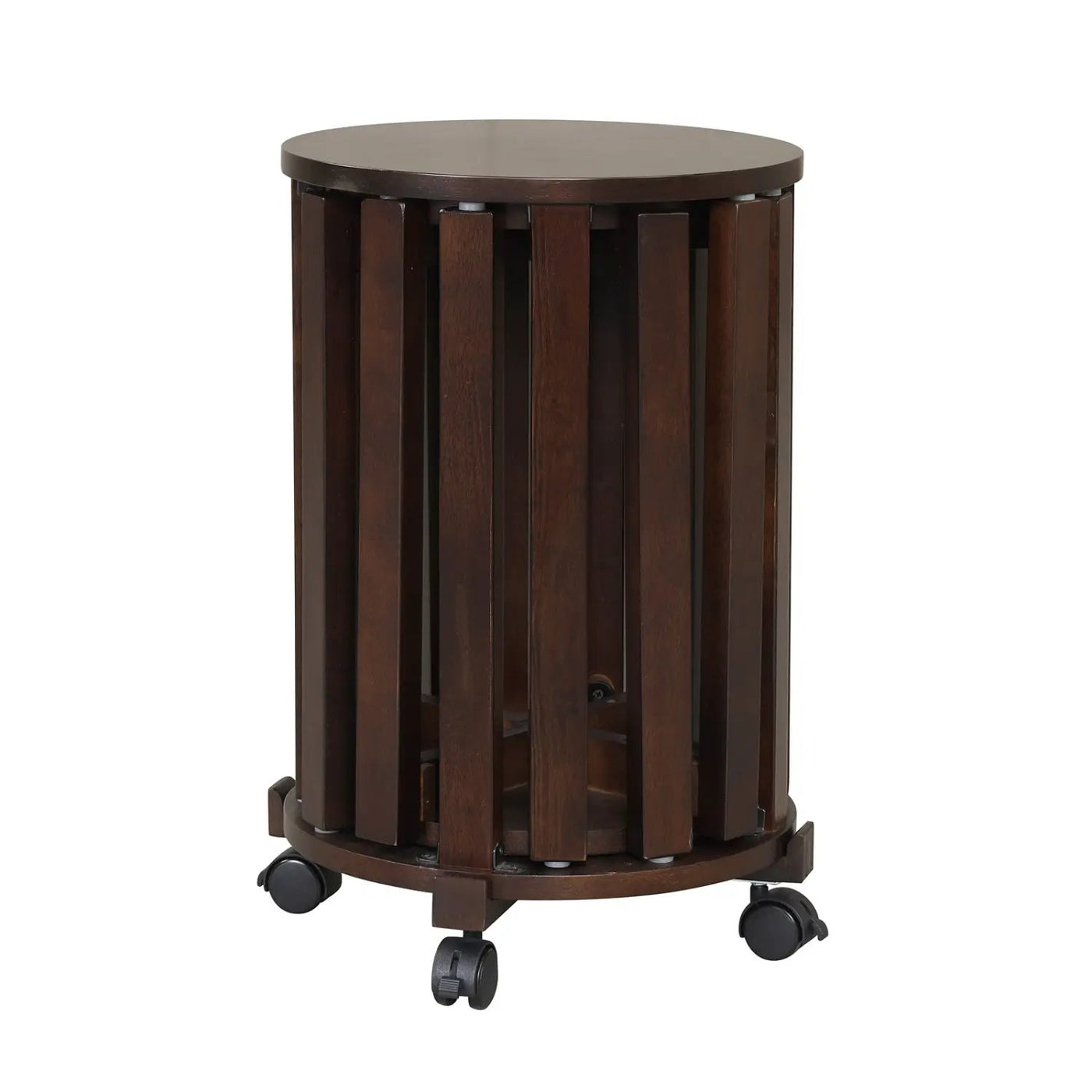 Round Portable Wood Nesting Stools with Locking Casters by DirectDeals
