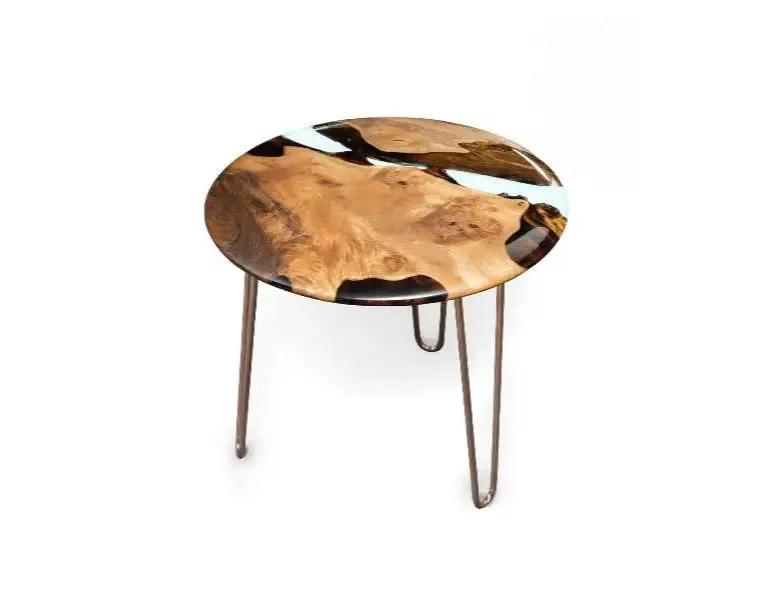 Round Side - End - Accent Table with rounded edge | Osso Collection by Gizz