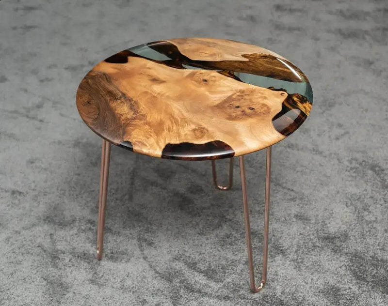 Round Side - End - Accent Table with rounded edge | Osso Collection by Gizz