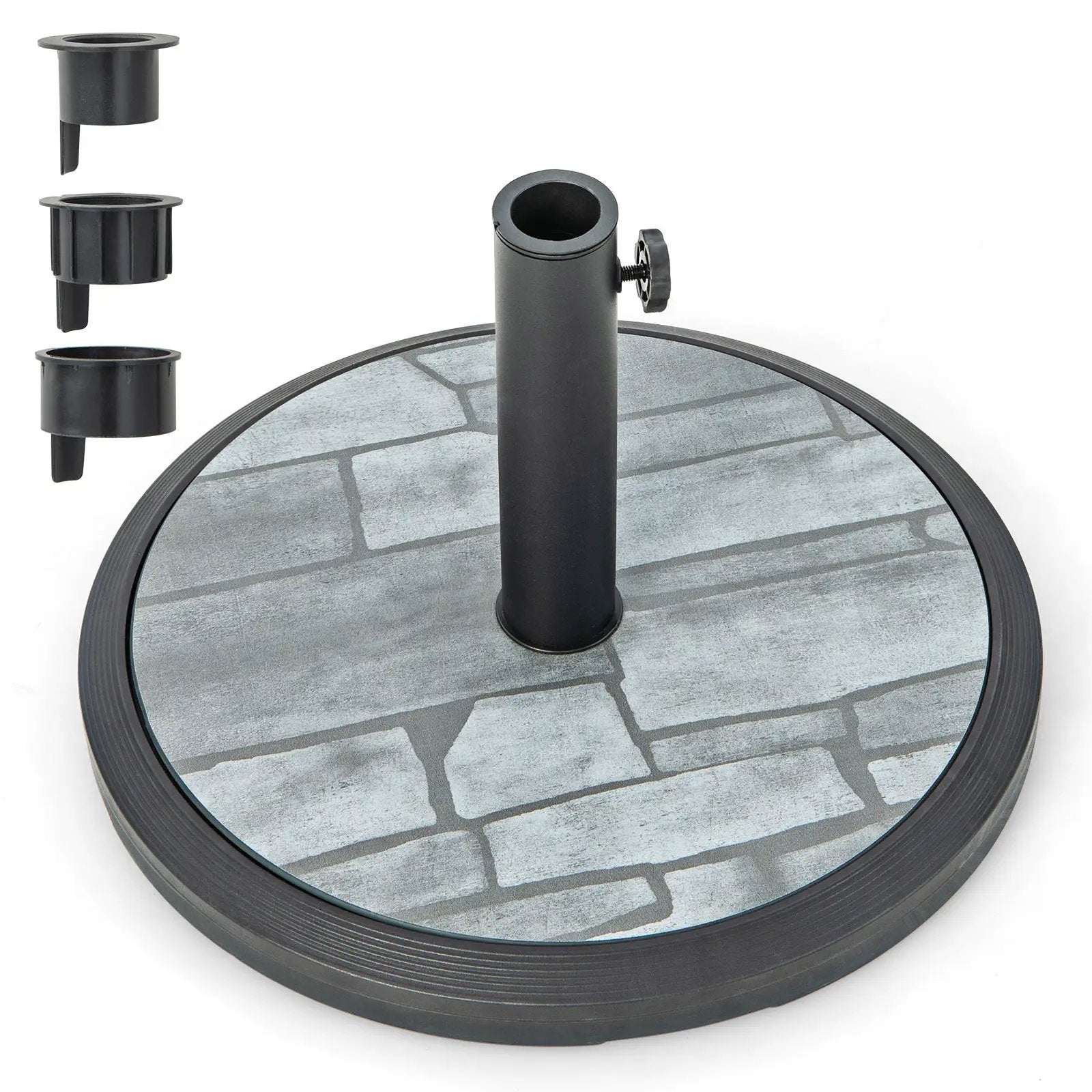 35lbs Umbrella Base with Built-in Cement by DirectDeals