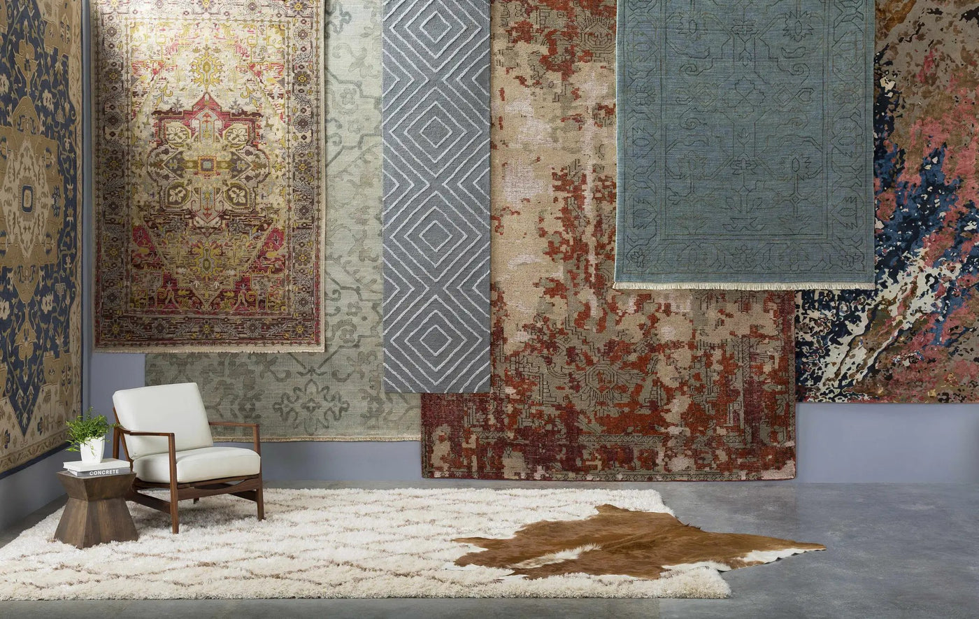 Broomfield 1145 Hand Tufted Blue Wool Rug by Boutique Rugs