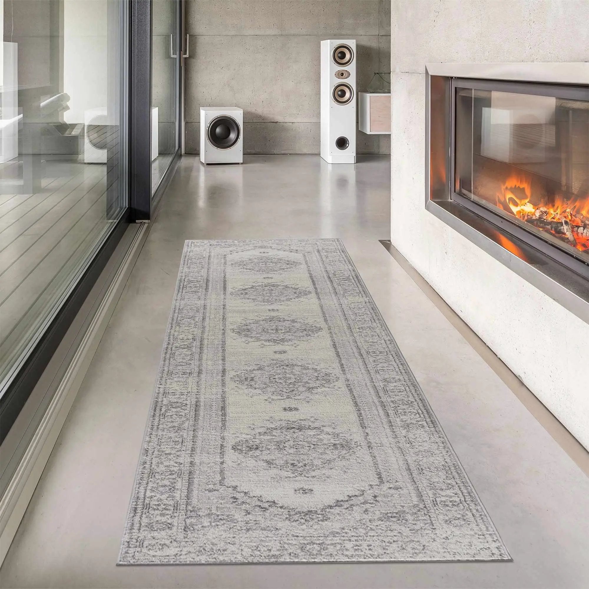 Tigried Ivory & Gray 2315 Area Rug - Clearance by Boutique Rugs
