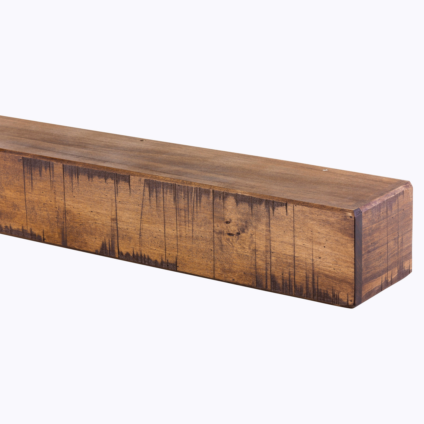 Rustic Poplar Fireplace Mantel Shelf by Dogberrycollections