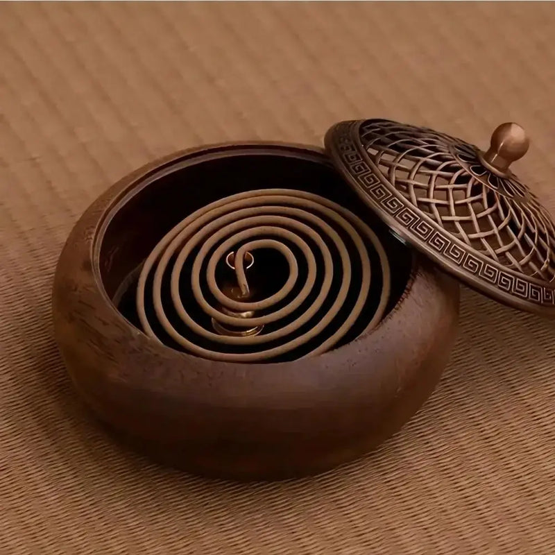 Incense Burner - Indoor Solid Wood by House Of Avana