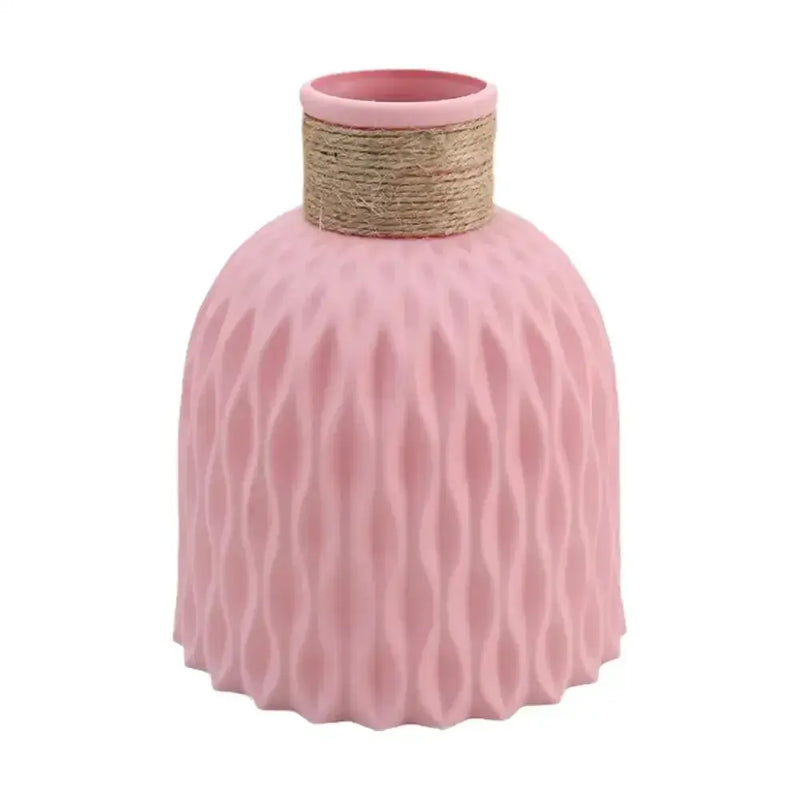 Vase - Decorative Ceramic White by House Of Avana