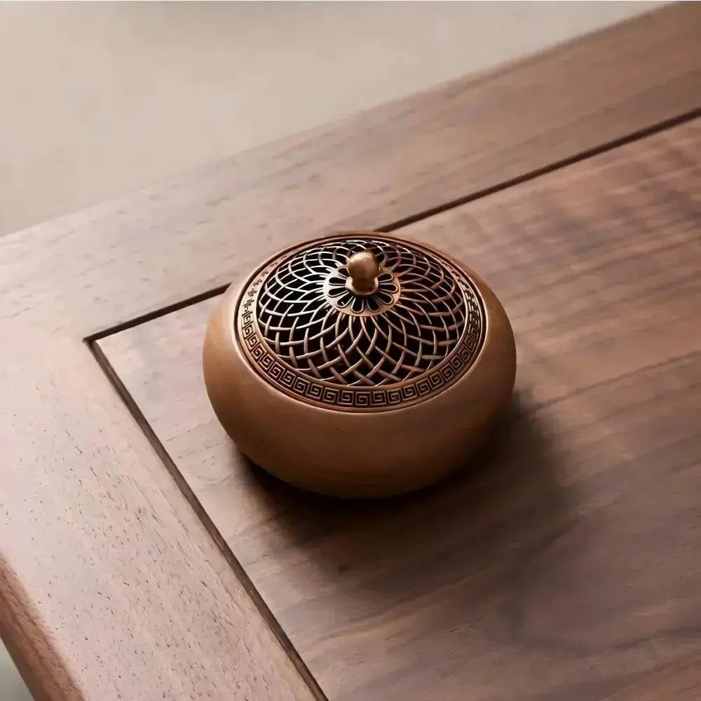 Incense Burner - Indoor Solid Wood by House Of Avana