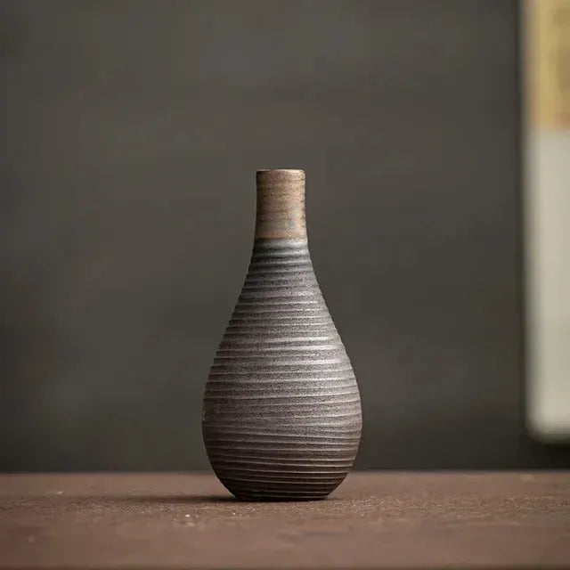 Vase - Decorative Ceramic White by House Of Avana