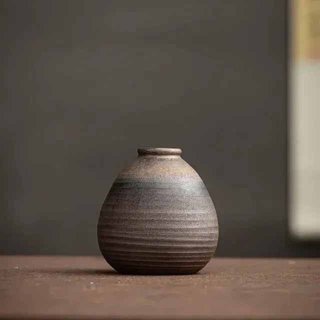 Vase - Decorative Ceramic White by House Of Avana