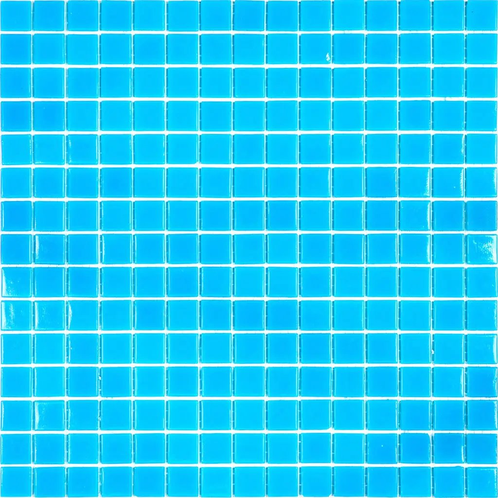 Pacific Blue 12x12 Glossy Square Glass Mosaic Tile (20 pack, 20 sq ft/case) by Apollo Tile