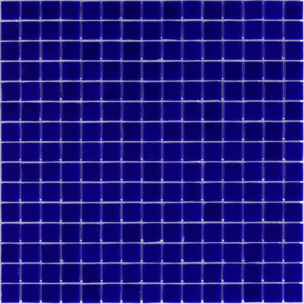 Royal Blue 12x12 Glossy Square Glass Mosaic Tile (20 pack, 20 sq ft/case)