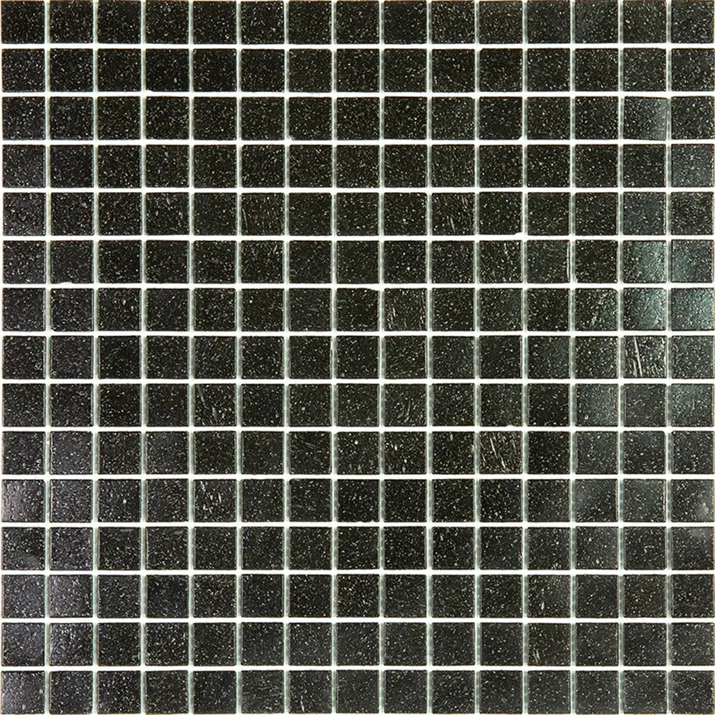 Dark Brown 12x12 Glossy Uniform Square Glass Mosaic Tile (20 pack, 20 sq ft/case) by Apollo Tile