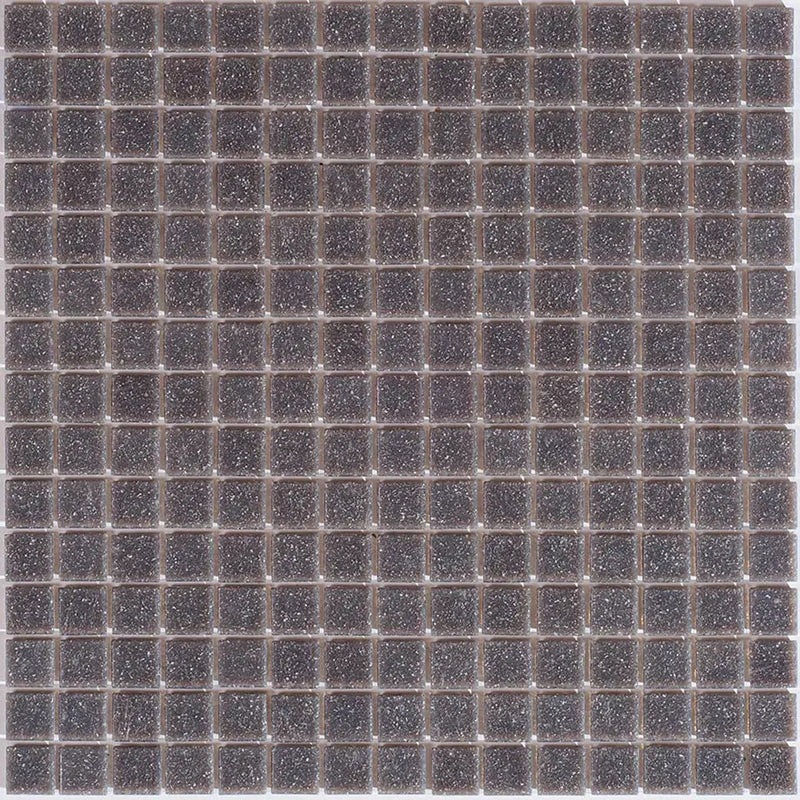 Fog Gray 12x12 Glossy Uniform Square Glass Mosaic Tile (20 pack, 20 sq ft/case) by Apollo Tile