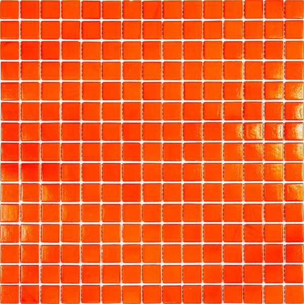 Scarlet Red 12x12 Uniform Square Glossy Glass Mosaic Tile (20 pack, 20 sq ft/case)