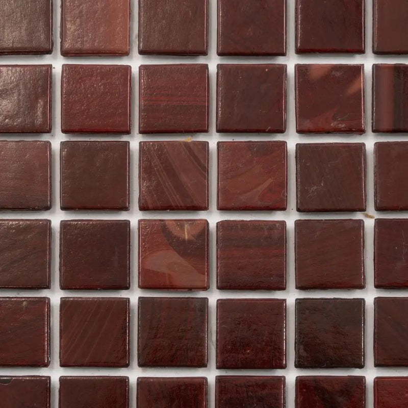 Ruby Red 12x12 Glossy Uniform Square Glass Mosaic Tile (20 pack, 20 sq ft/case) by Apollo Tile