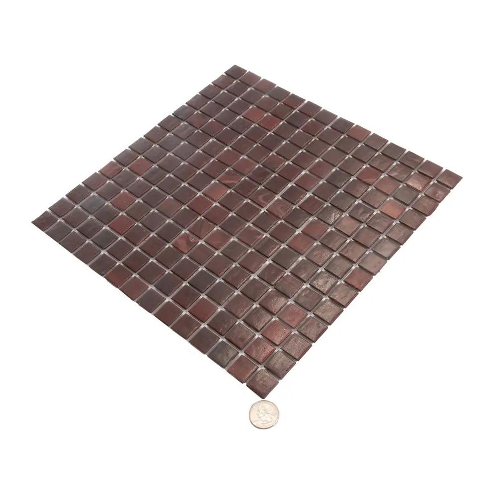Ruby Red 12x12 Glossy Uniform Square Glass Mosaic Tile (20 pack, 20 sq ft/case) by Apollo Tile